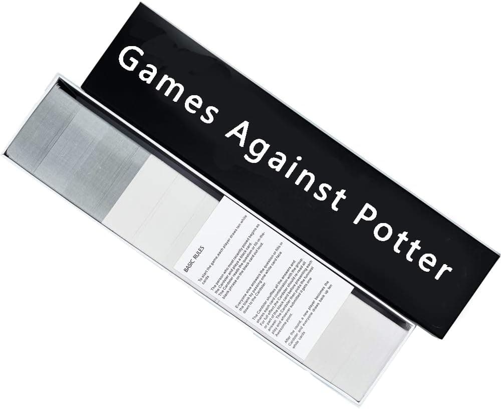 Games Against Potter - Contains 1365 Cards Potter Adult Party Original Set Bundle Big Black Box