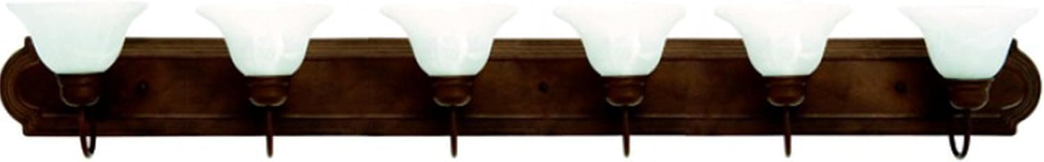 AA Warehousing L4996-6DB Monica 6 Dark Brown Bath Light