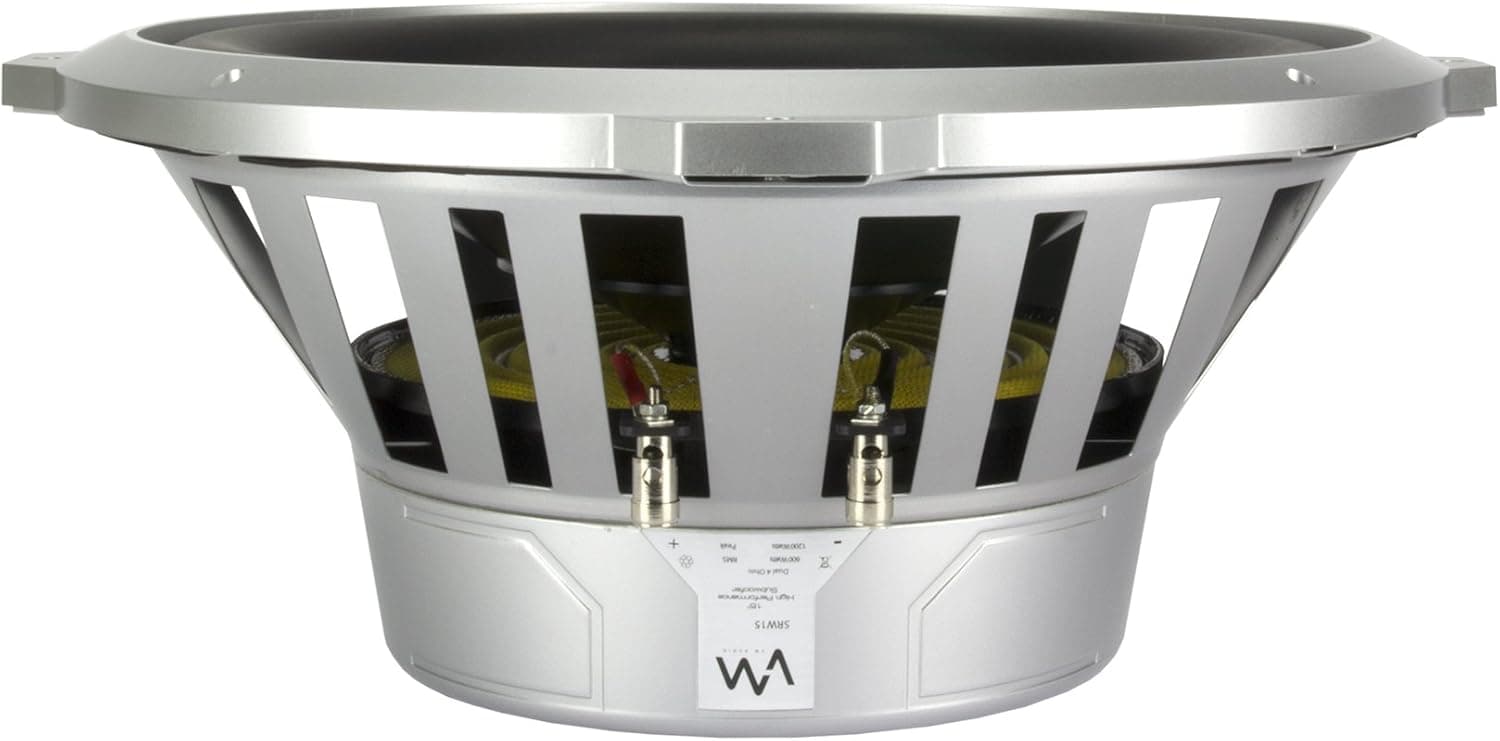 VM Audio 2 SRW15 15" 2400W Car Subwoofers Power Subs Woofer DVC 4 Ohm 2400 Watt