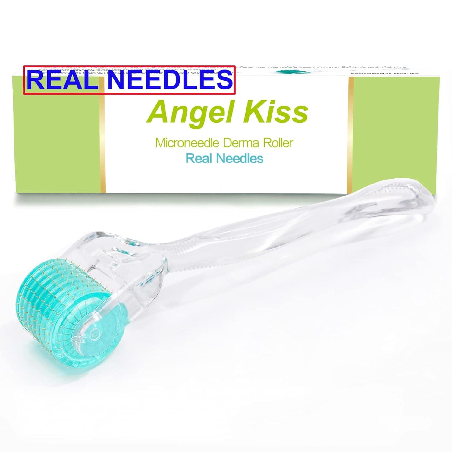 Derma Roller Kit for Face - Cosmetic Microneedling Face Roller - 540 Titanium Micro Needle 0.2mm - Microneedle Roller - Microdermabrasion - Includes Storage Case
