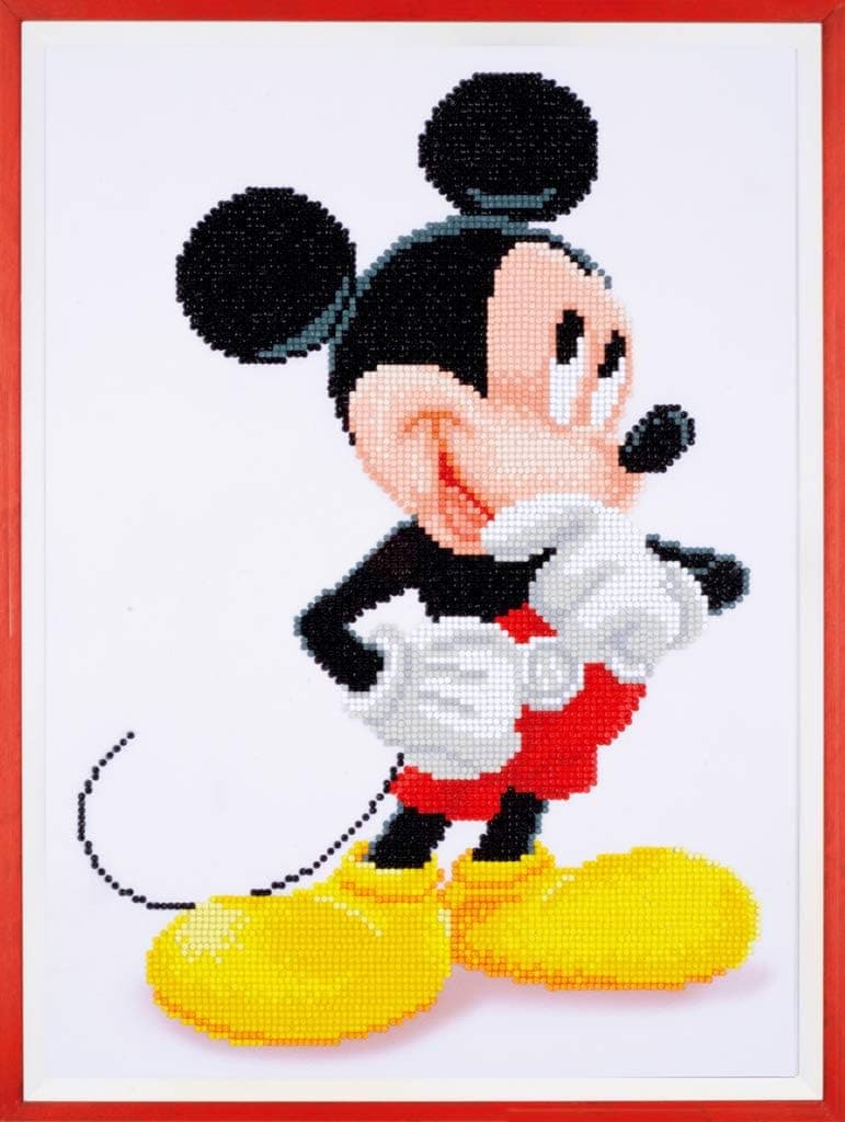 Vervaco Diamond Painting Kit: Disney Mickey Mouse, 40 x 40cm, Multi-Colour