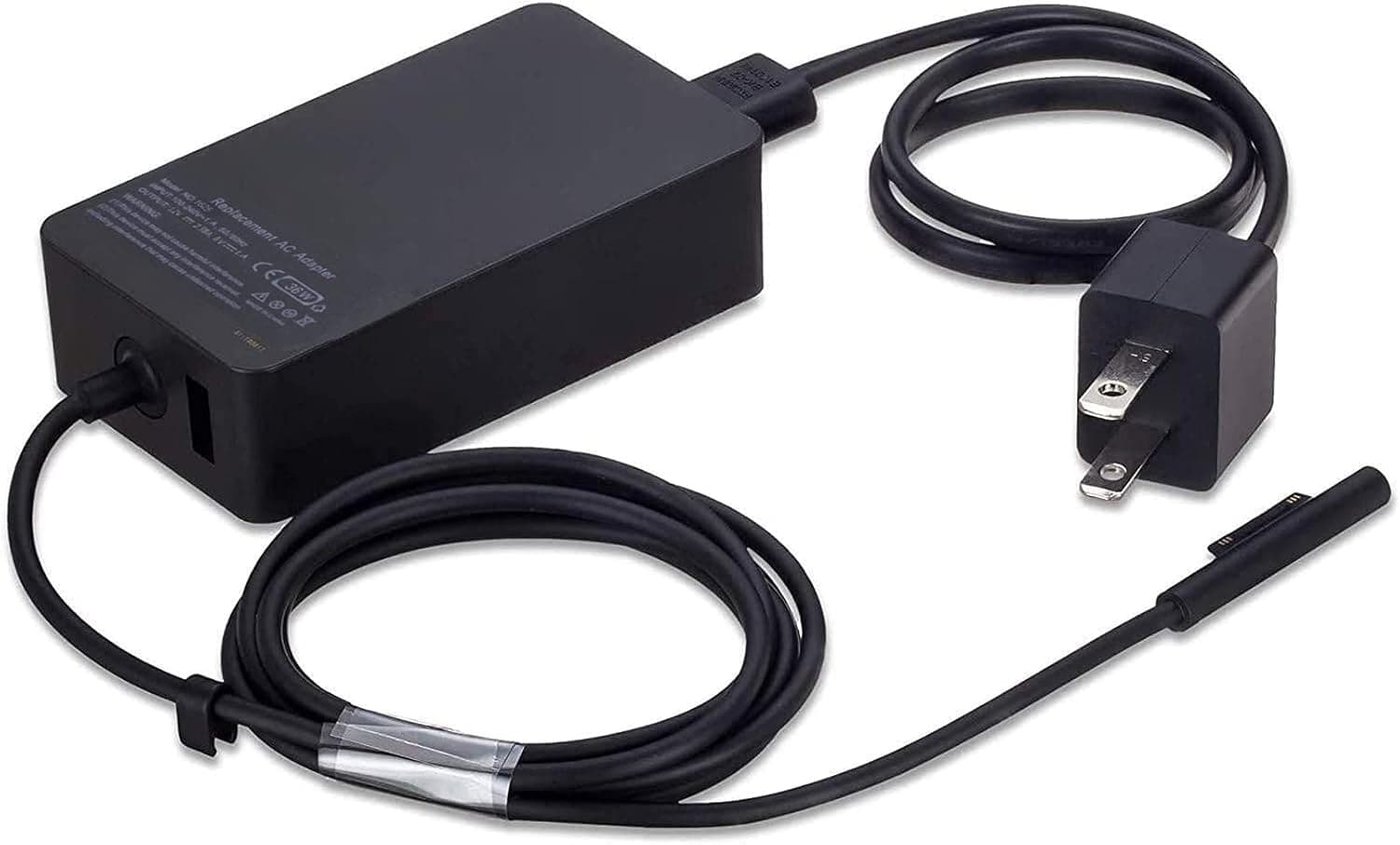 36W Surface Pro Charger Replacement for Microsoft Surface Pro 3 Pro 4 Pro 5 i5 i7 2017 Pro 6 Surface Laptop with USB Charging Port 1625 AC Adapter Power Supply