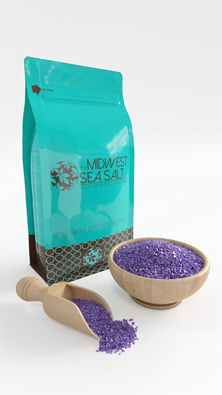 Jasmine Mediterranean Sea Bath Salt Soak - 5lb (Bulk) - Coarse Grain