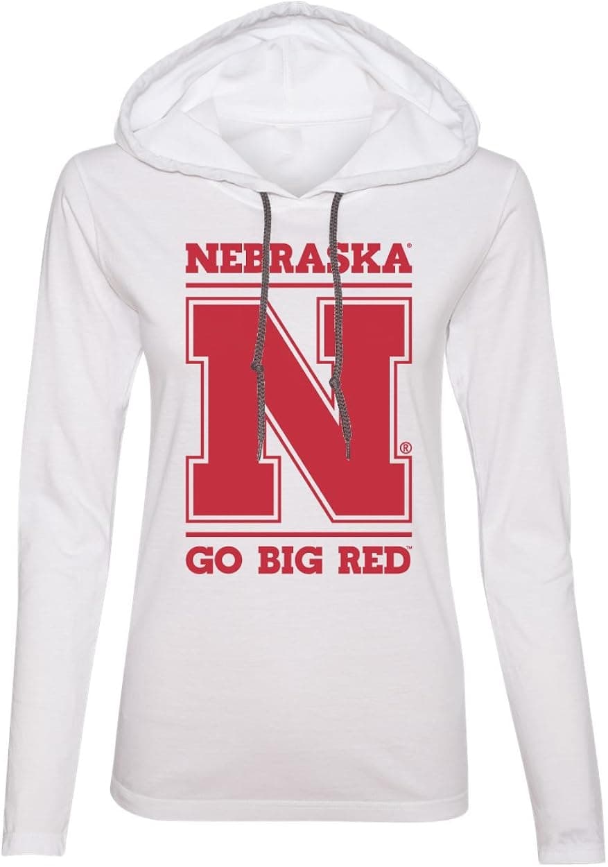 CornBorn Nebraska Huskers Apparel - Women's Hooded T-Shirts