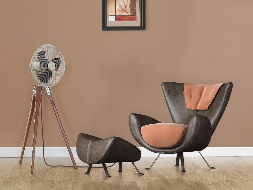 Fanimation Arden Pedestal Fan - Satin Nickel with Power Cord - FP8014SN