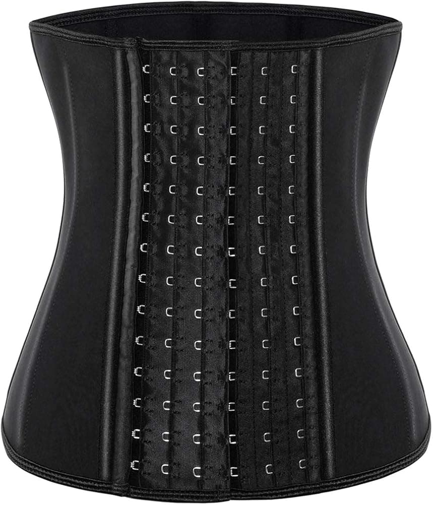 ECOWALSON Waist Trainer for Women Corset Cincher Body Shaper Girdle Trimmer with Steel Bones Extender