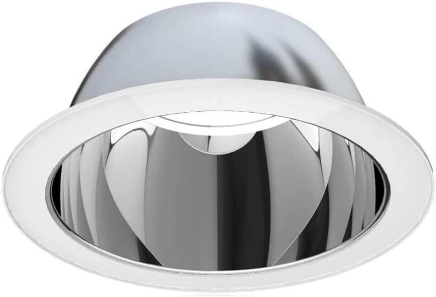 6 Inch Recessed Can Light Trim, Aluminum Reflector, Use with BR30/38/40, PAR30/38, LED, Incandescent, CFL, Halogen, for 6 in. Recessed Lighting Covers