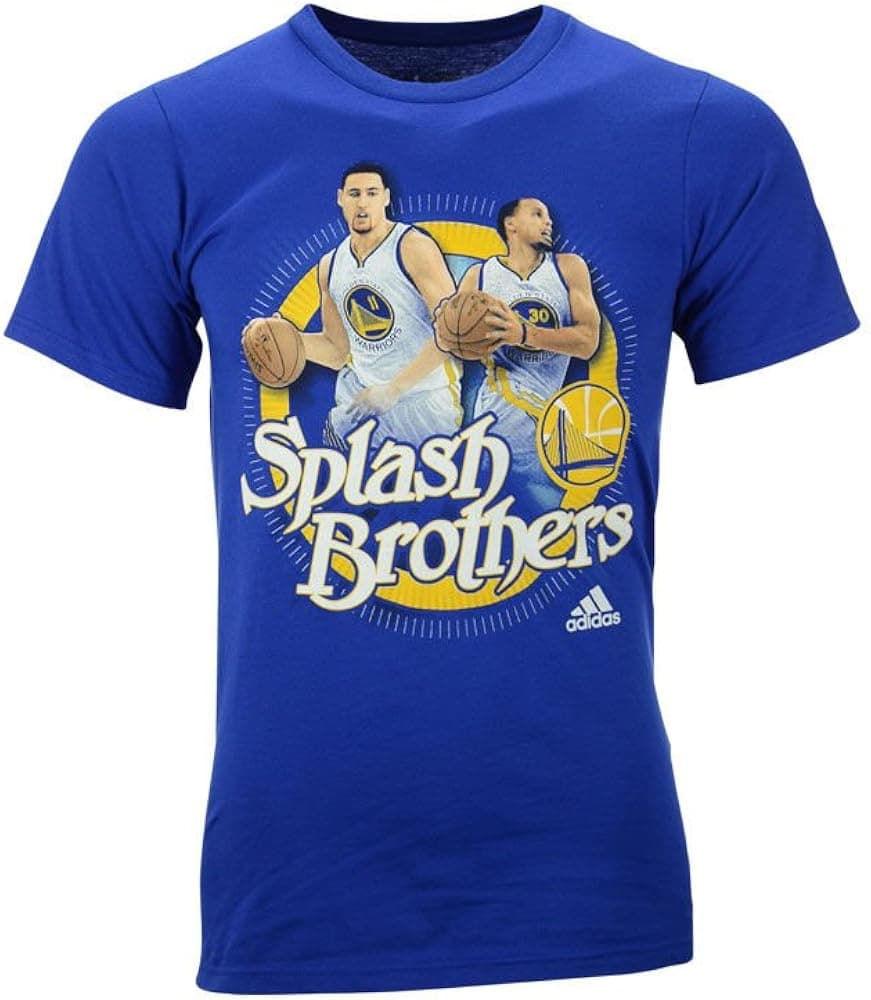 adidas Golden State Warriors "Splash Brothers" Men's T-shirt - Blue