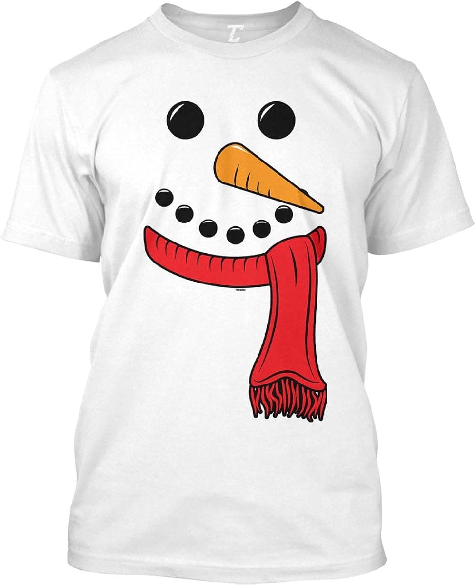 Snowman Face - Outfit Xmas Christmas Men's T-Shirt
