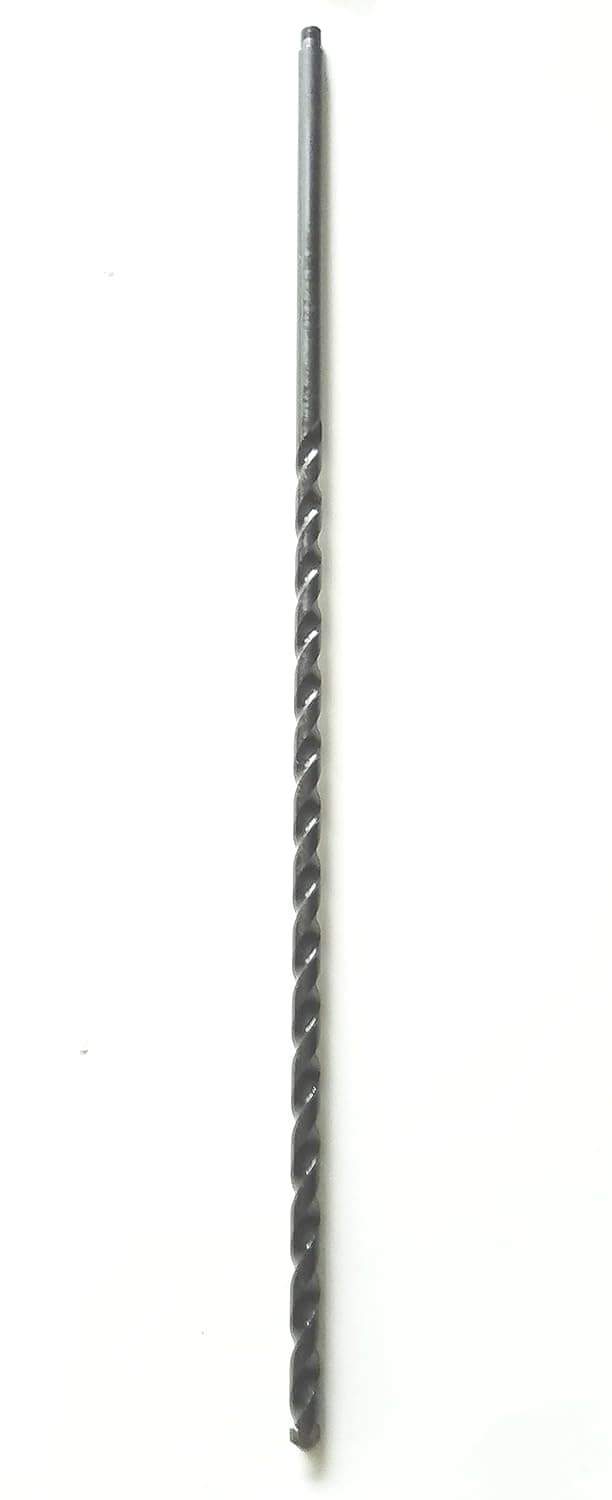 Pierce Installer Masonry Carbide Tip Drill Bit with a Patented Round Threaded Hollow Tip Shank, 1/2- Inch x 23- Inch Length