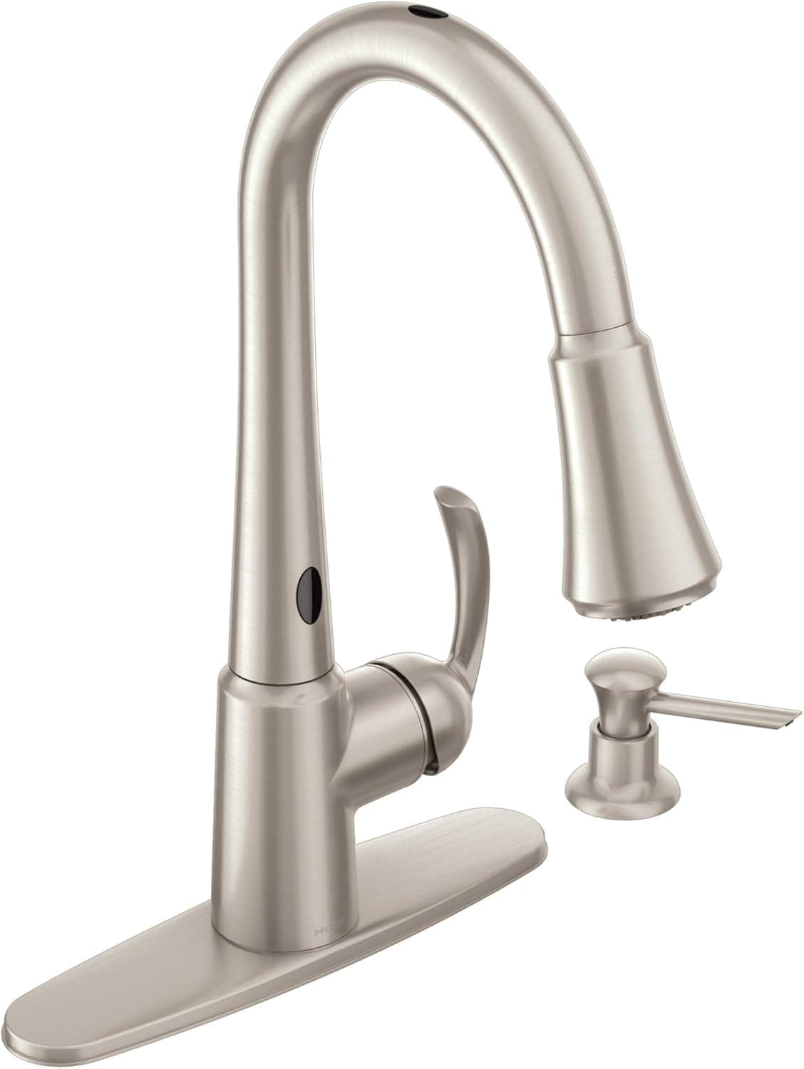 Moen 87359E2SRS Delaney One-Handle High Arc Pulldown Kitchen Faucet, Spot Resist Stainless