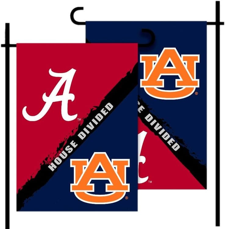 BSI Alabama - Auburn 3 Ft x 5 Ft Double-Sided Flag with Heavy-Duty Brass Grommets - High Durability, Designed for Football, Basketball & Baseball Fans Ootdoor Use