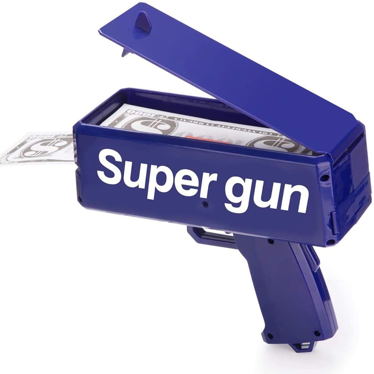 Koyiwa Blue Money Gun Shooter Make it Rain Cash Money Gun Party Favors Toys Graduation Ceremony Bachelor Party Supplies Birthday Gifts for Boys Girls
