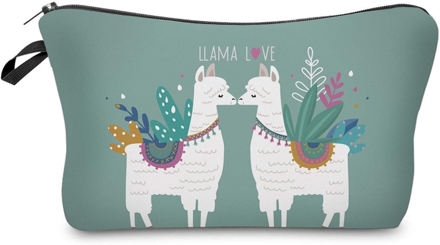 Cosmetic Bag for Women,NIUTA Adorable Roomy Makeup Bags Travel Waterproof Toiletry Bag Accessories Gifts (Alpaca(51434))