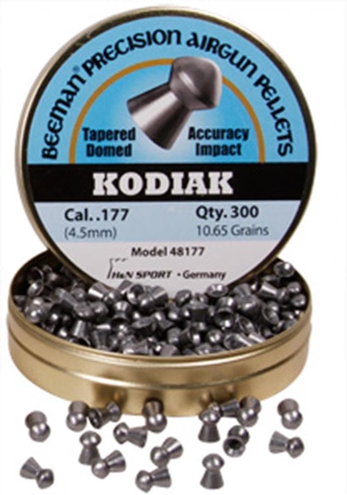 Beeman Kodiak Extra Heavy .177 Cal, 10.6 Grains, Pointed, 300ct
