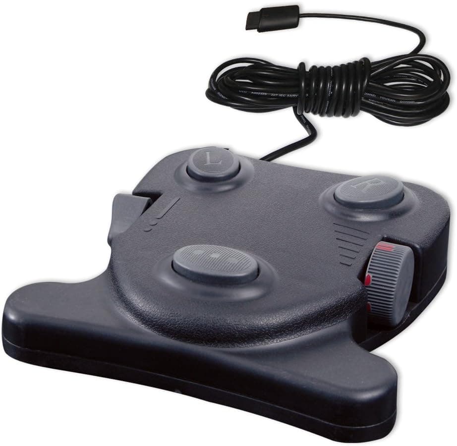Watersnake Electric Foot Control (Black, 10-inch)