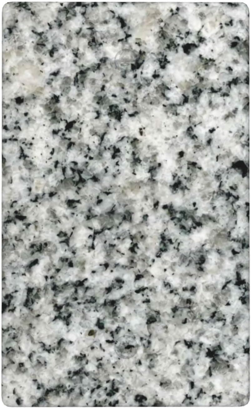 Granite Print Black Grey Blank Wall Plate Light Switch Cover Decorative for Girls Kids Room Bedrooms Bathrooms Kitchen Standard Size 1 Gang 4.5" x 2.76"