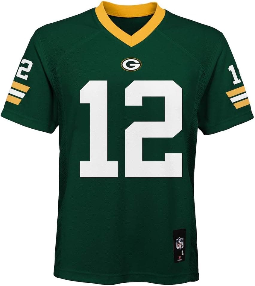 Outerstuff Aaron Rodgers Green Bay Packers Toddler Green Jersey