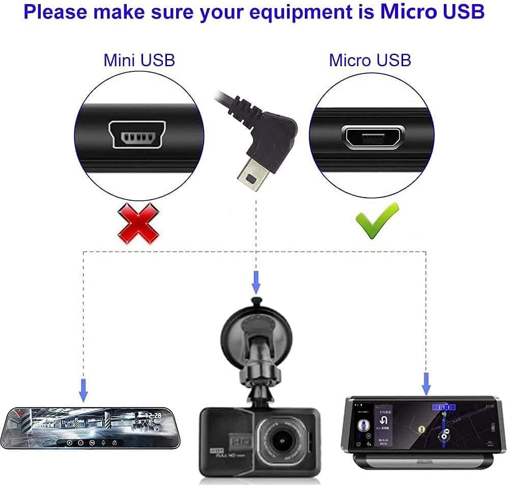 AUTOWOEL F8n Dedicated Hardware Kit with Micro USB Port for Time Lapse Recording & Parking Monitoring