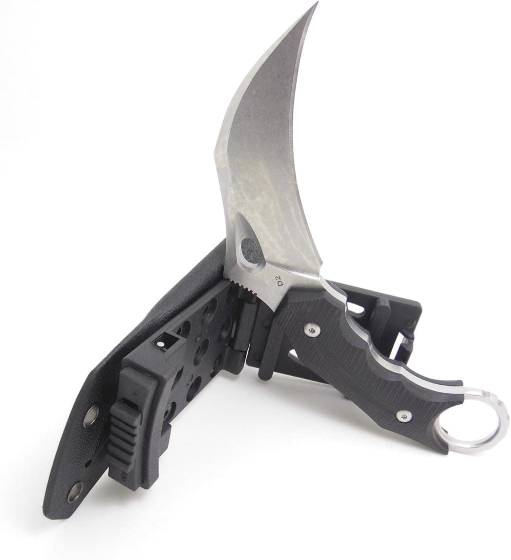 MASALONG Pterosaurs Outdoor Camping Portable Defender Fixed Claw Knife karambit