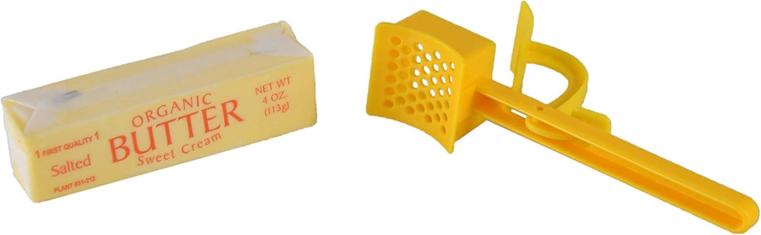HOME-X Butter Spreader for Corn on the Cob, Yellow Kitchen Accessories and Tools