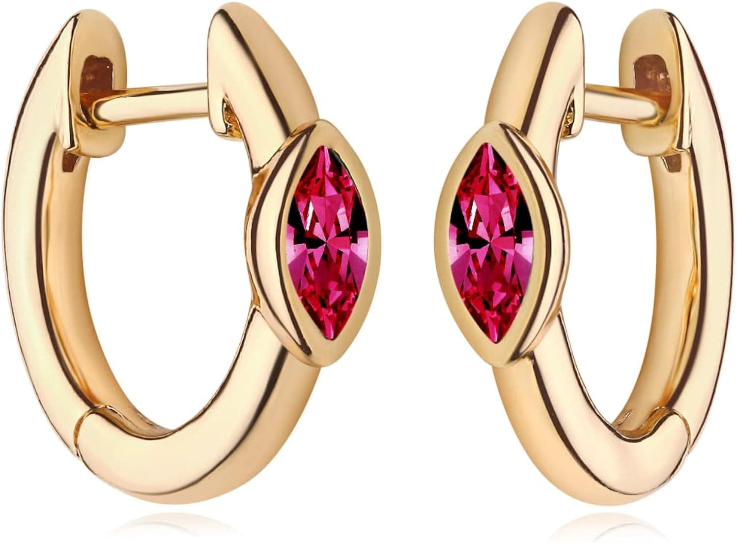 MYEARS Women Huggie Earrings Gold Hoop 14K Gold Filled Small Simple Hypoallergenic Everyday Jewelry