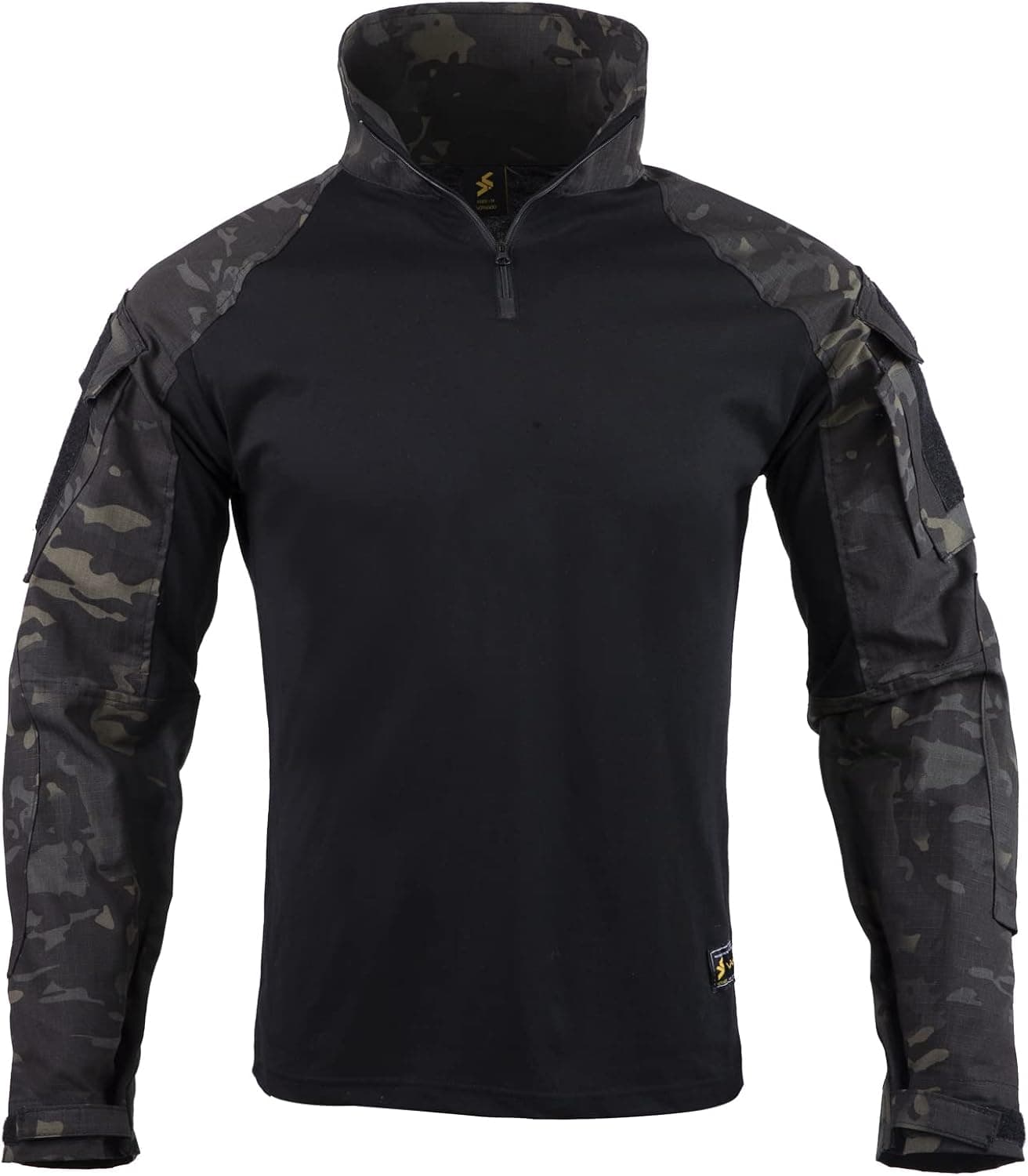 VOTAGOO Tactical G3 Combat Shirt for Men Airsoft Military Multicam Uniform Army Long Sleeve Clothing with Elbow Pads