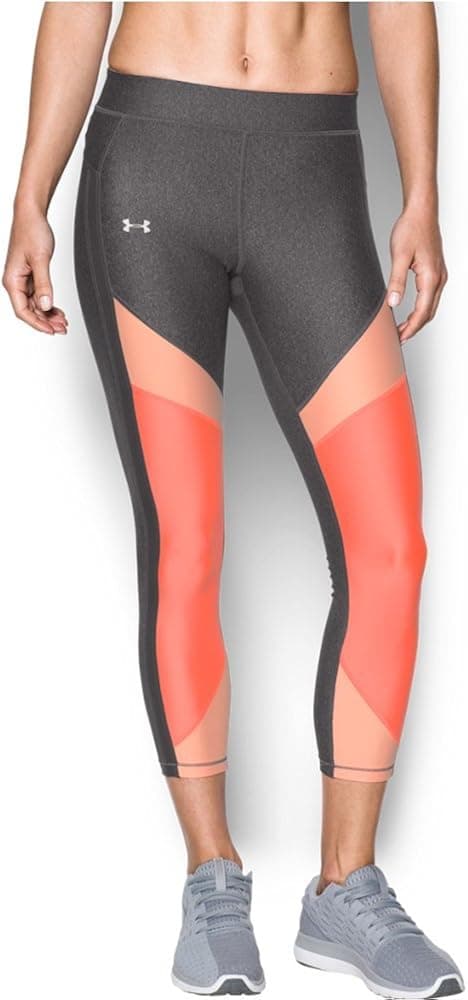 Under Armour Women's HeatGear Color Blocked Ankle Crop