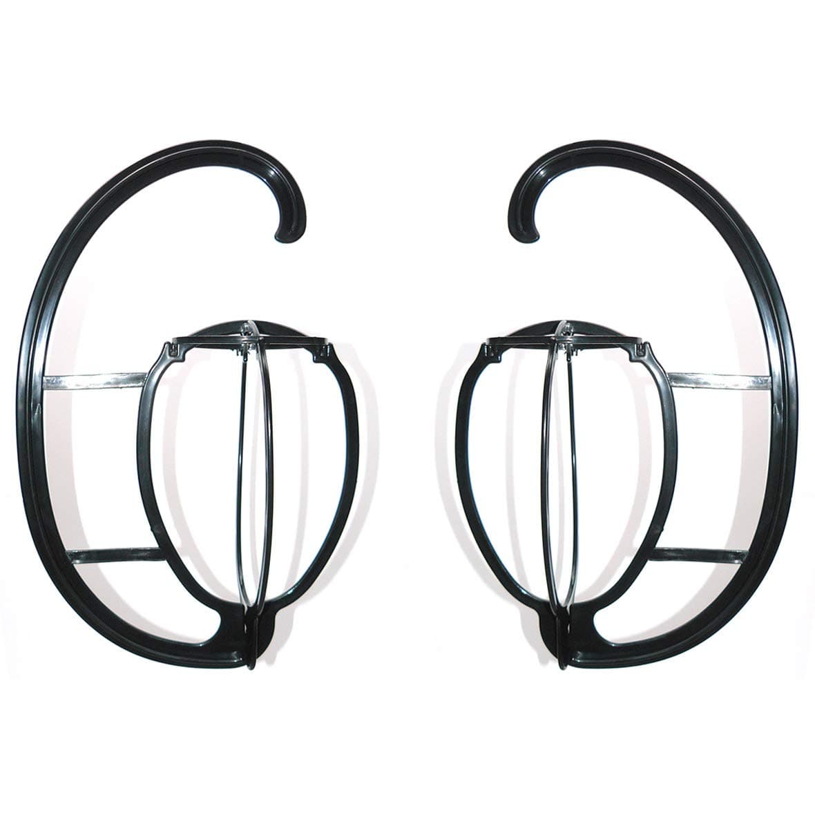 2 Packs Black Wig Hanger Stand For All Wigs Portable Travel Wig Hangers Wigs/Hats Foldable Storage Display Tool Collapsible Wig Dryer Durable Wig Stands