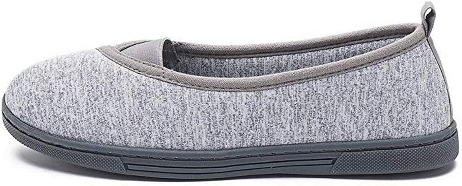 Womens House Slipper Comfort Memory Foam Fluffy Slip-on Fleece Fur Lined/Anti-Skid Sole, Indoor & Outdoor