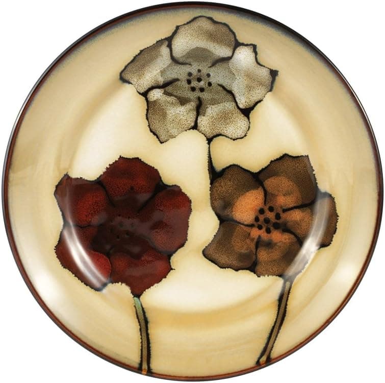 Pfaltzgraff Painted Poppies Salad Plate, 8-1/2-Inch