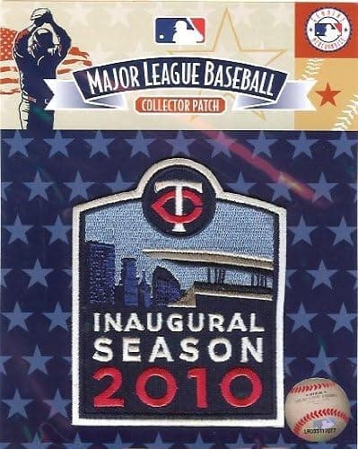 Hall of Fame Memorabilia 2010 Minnesota Twins Target Field Inaugural Season Baseball Sleeve Patch