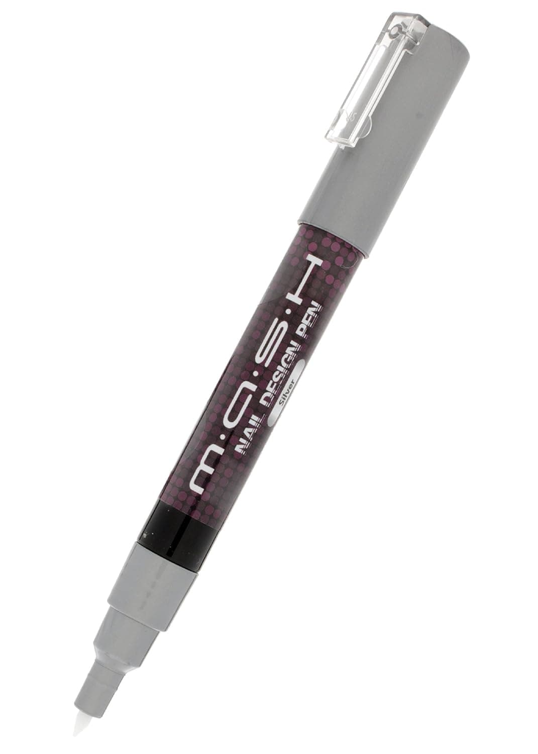 MASH Premium Nail Art Pen Fine Tip Painting Polish Design, Silver