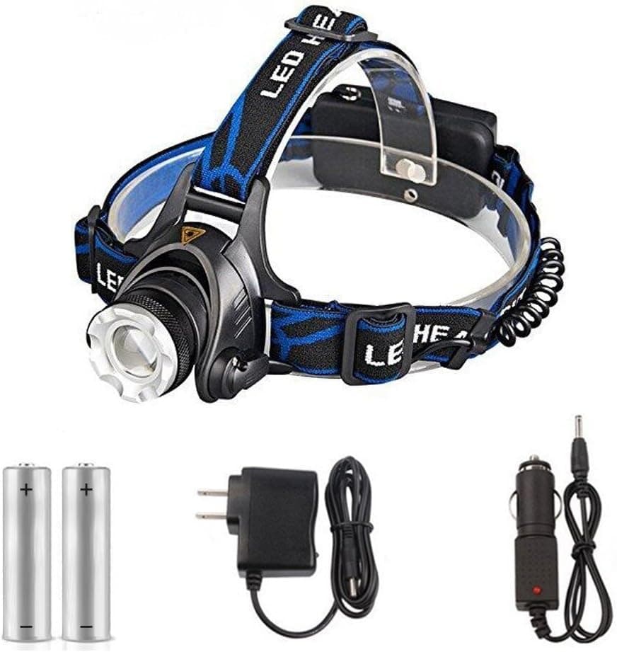 iEazy LED Headlamp L2 LED Bulbs 1200 Lumens light with Rechargeable Batteries