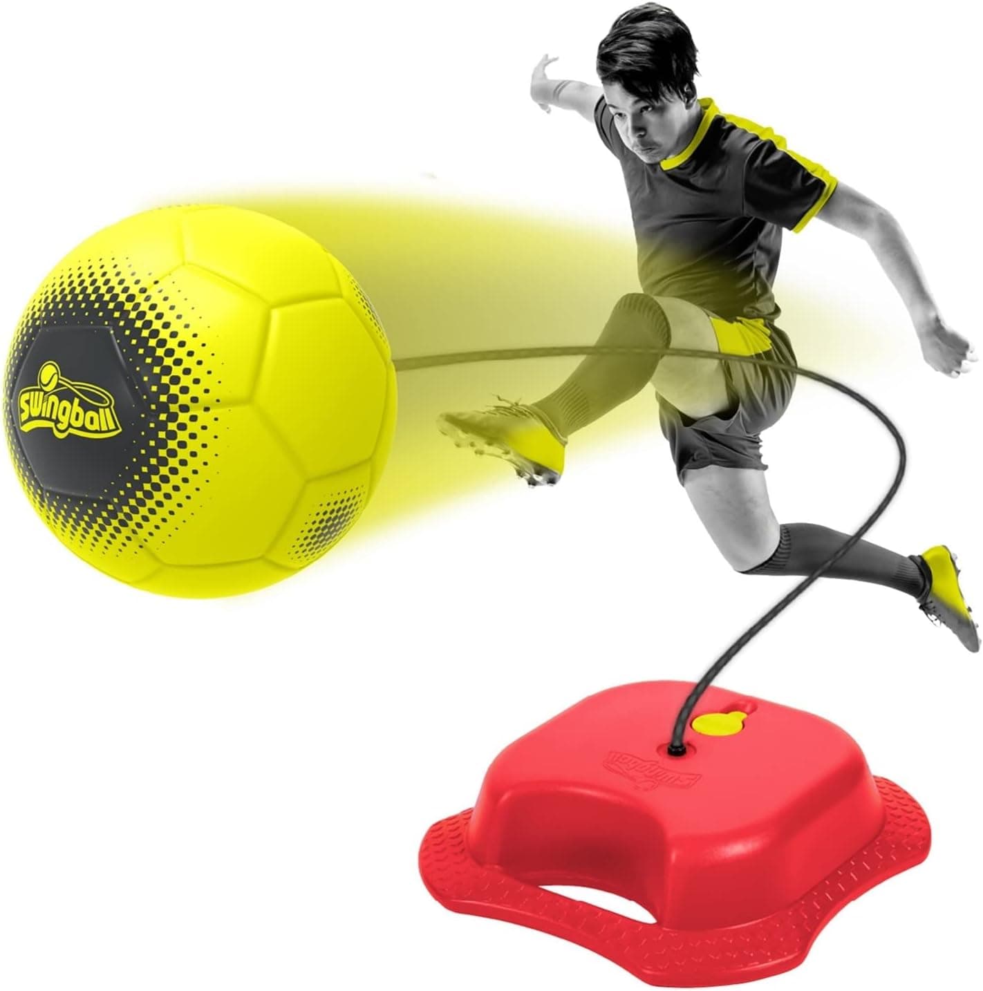 Swingball Reflex Soccer All Surface Game, Portable Tether Soccer Outdoor Play – Age 6+