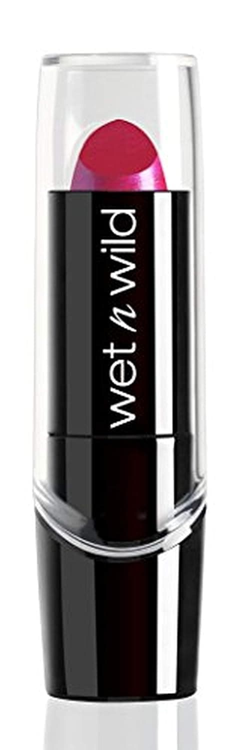 2 Pack Wet n Wild Silk Finish Lipstick 527B Fuchsia w Blue Pearl