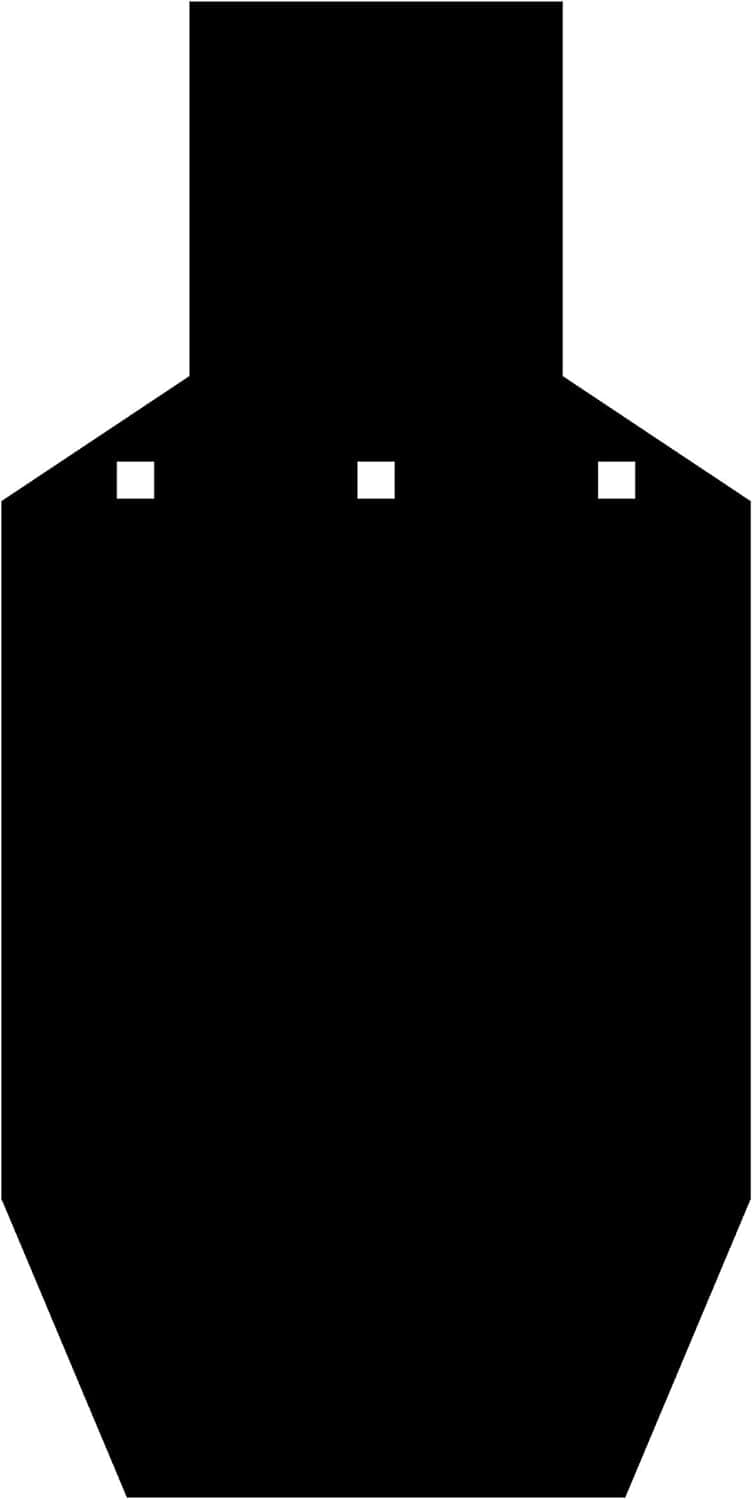 High Caliber AR500 Steel IPSC/IDPA Competition Targets - for Precision Practice(1/2", 3/8", 1/4", differen Sizes) - Made in The USA