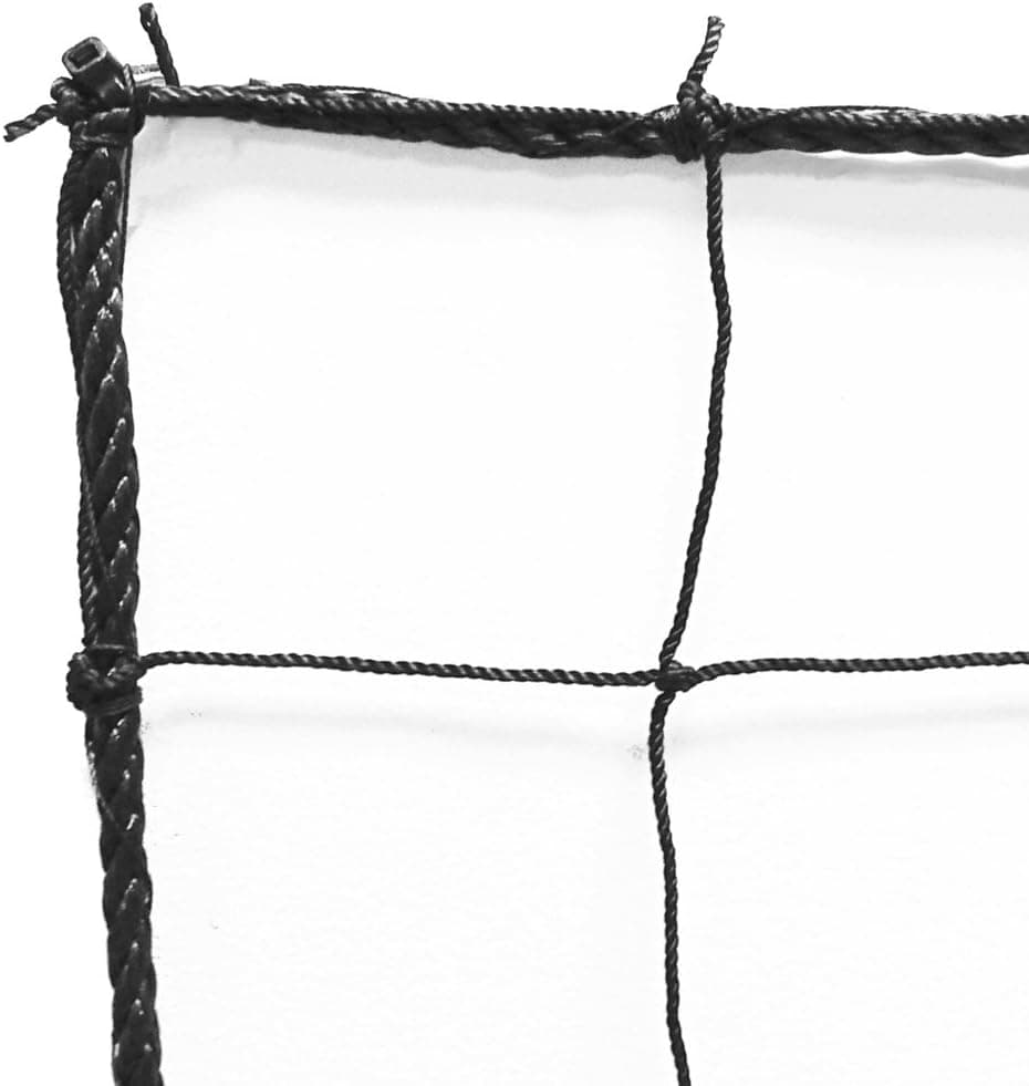 JFN Soccer Backstop/Barrier Net, Black