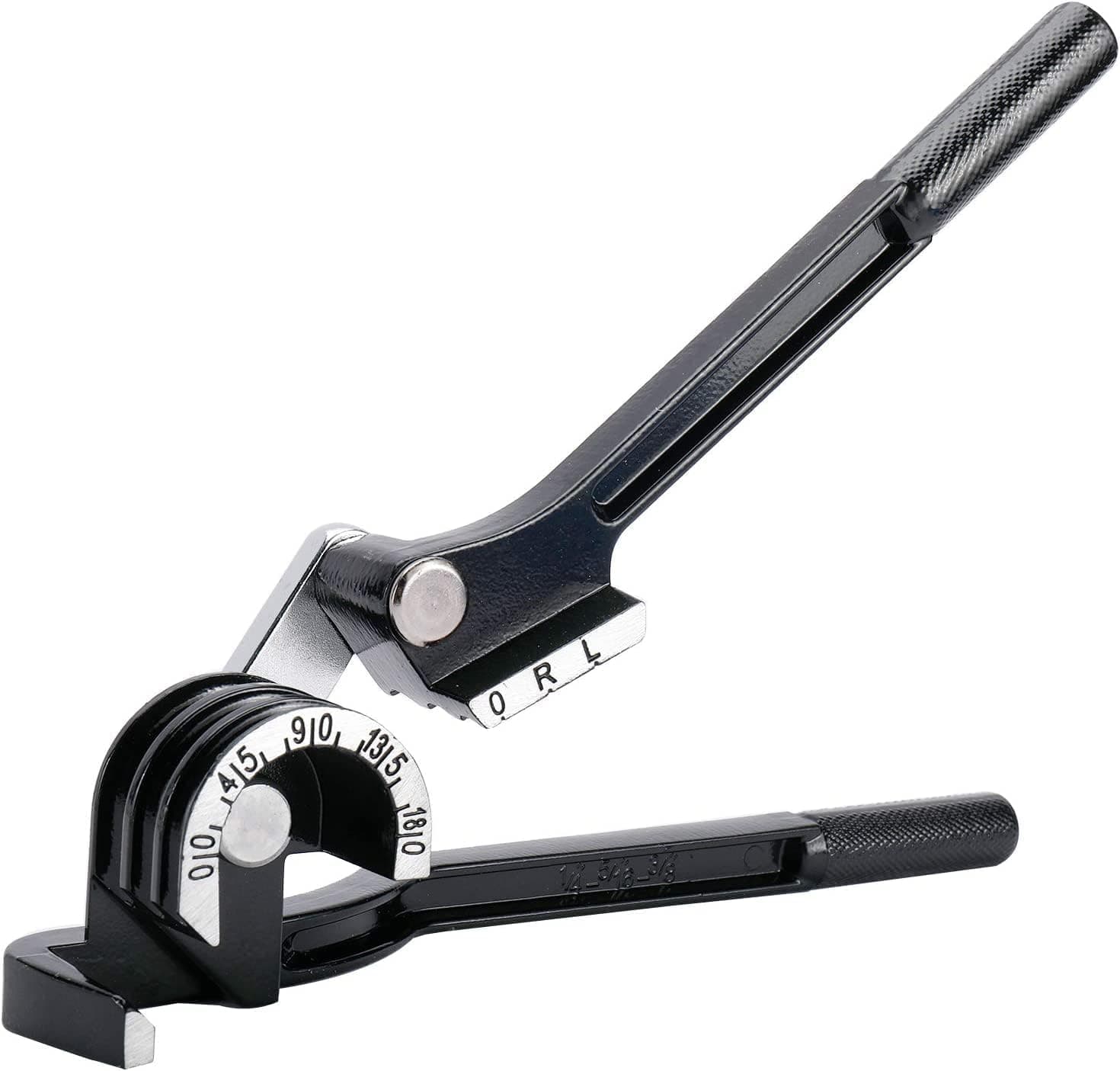 BTSHUB Tube Bender, Tubing Bender 180 Degree Brake Line Bender for 1/4", 5/16", and 3/8" Tubing, 3-in-1 Heavy Duty Manual Bender for Copper, Brass, Aluminum and Thin Steel Pipes