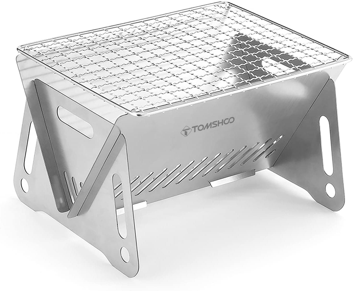 TOMSHOO Portable Folding Windproof Wood Burning Stove