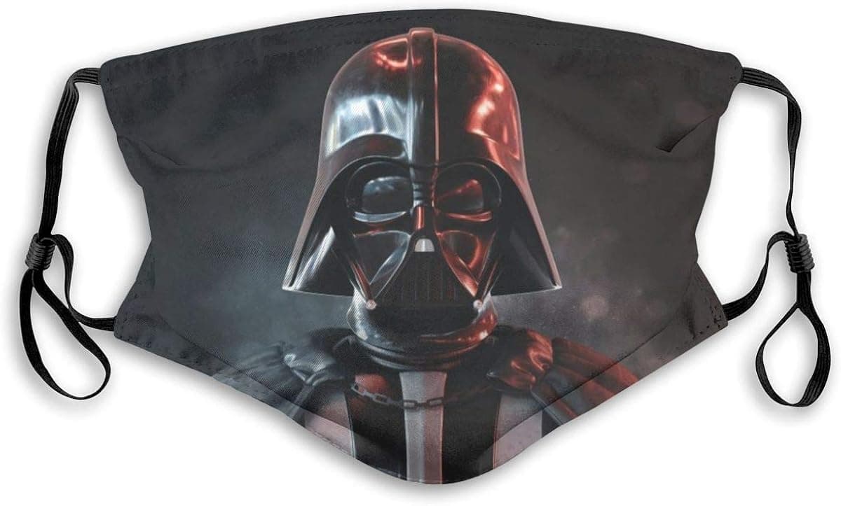 Darth-Vader Face Mask,Reusable Washable Mask,Carbon Filter Dust Facial Protection Face Cover for Kids Boy Girls