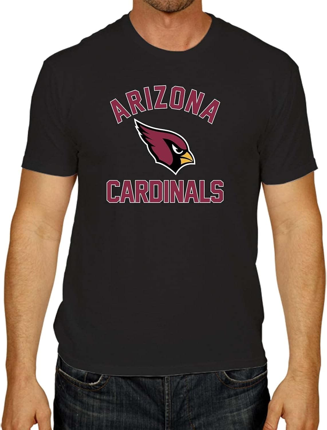 Team Fan Apparel NFL Gameday Adult Pro Football T-Shirt, Lightweight Tagless Semi-Fitted Football T-Shirt