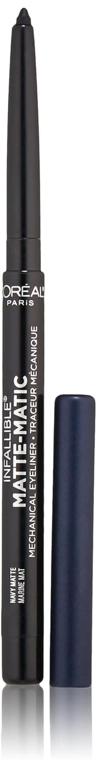 L'Oréal Paris Infallible Matte-Matic Mechanical Eyeliner, Matte Navy, 0.01 oz.