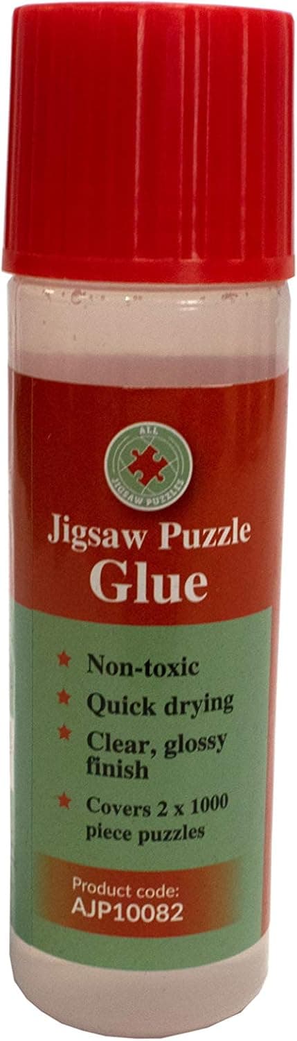 Jigsaw Puzzle Glue Suitable for 1000/1500/3000 Piece Puzzle Clear Puzzle Glue for Paper and Wood Water-Soluble Puzzle Saver, Craft Puzzle Glue Sheets for Adults…