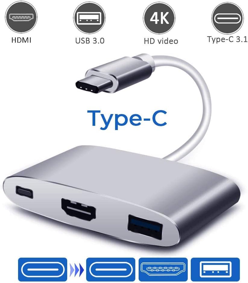 HDMI Cable (Type-C to HDMI Adapter hub)