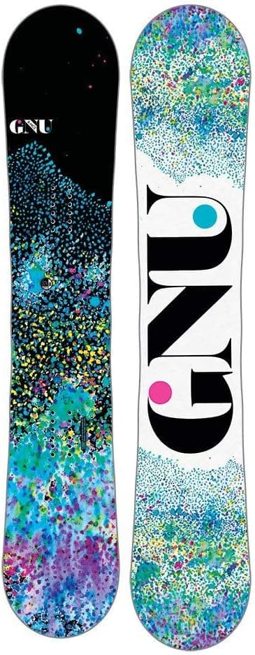 Gnu - Womens B-Nice Snowboard 2017, Dots, 139