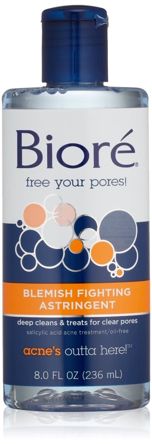 Biore Blemish Treating Astringent, 8 Ounce (Pack of 2)