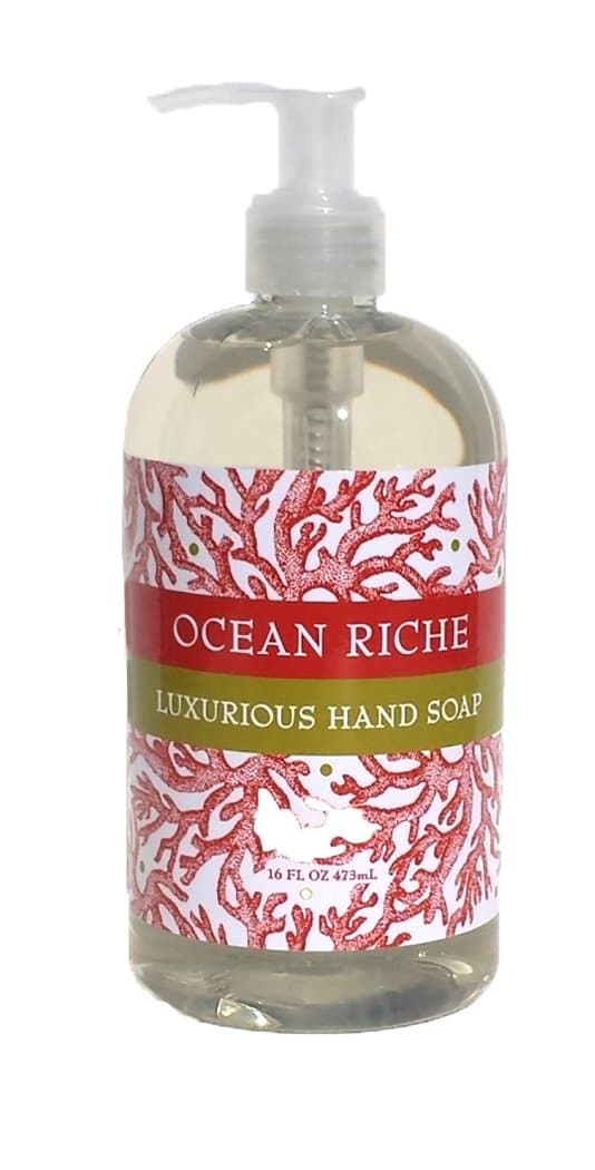 Greenwich Bay OCEAN RICHE Shea Butter Hand Soap Enriched with Cocoa Butter 16 oz