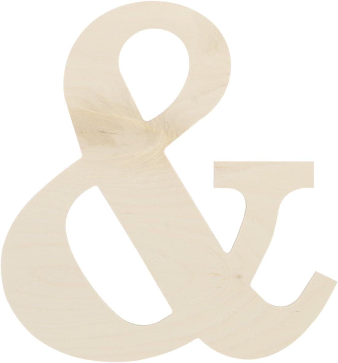 MPI Baltic Birch Collegiate Font Letters and Numbers, 13.5"