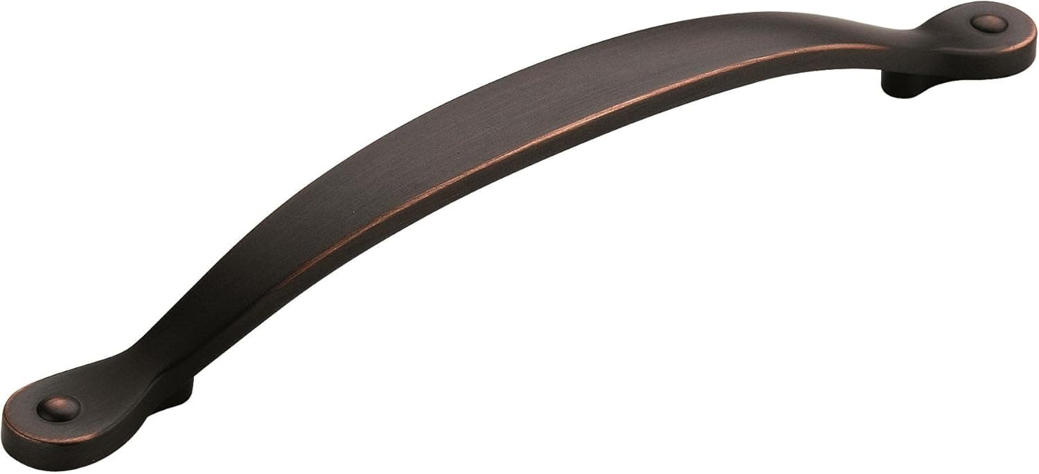 Amerock BP1589ORB Inspirations 6-5/16 in (160 mm) Center-to-Center Oil-Rubbed Bronze Cabinet Pull